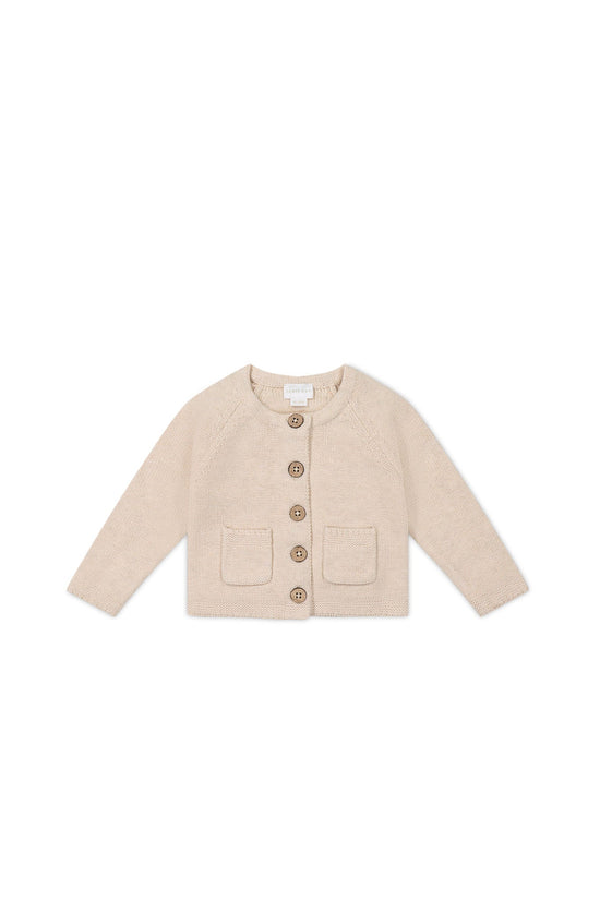 Aude Cardigan - Light Oatmeal Marle