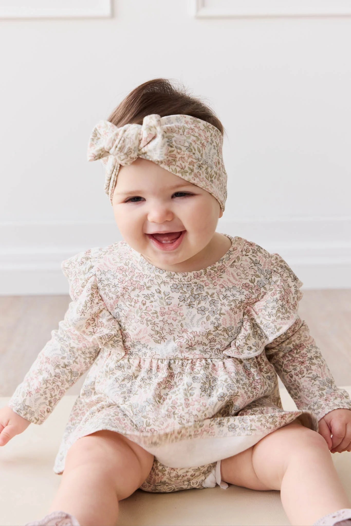 Organic Cotton Vivienne Playsuit - April Glacial