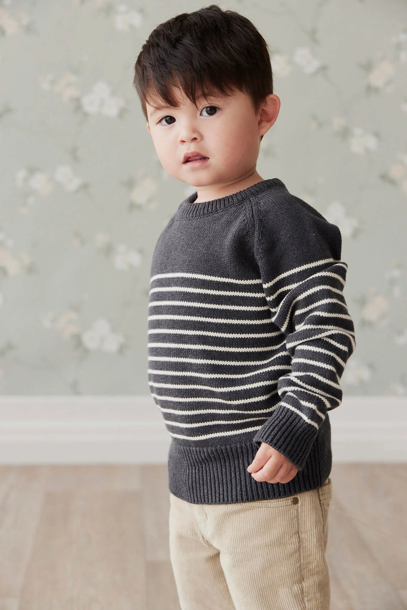 Elias Jumper - Lava Smoke Elias Stripe