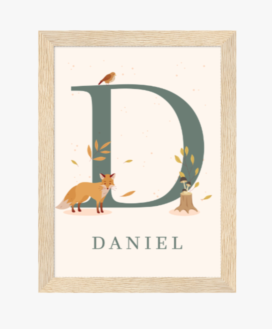 Woodland Personalised Name Print