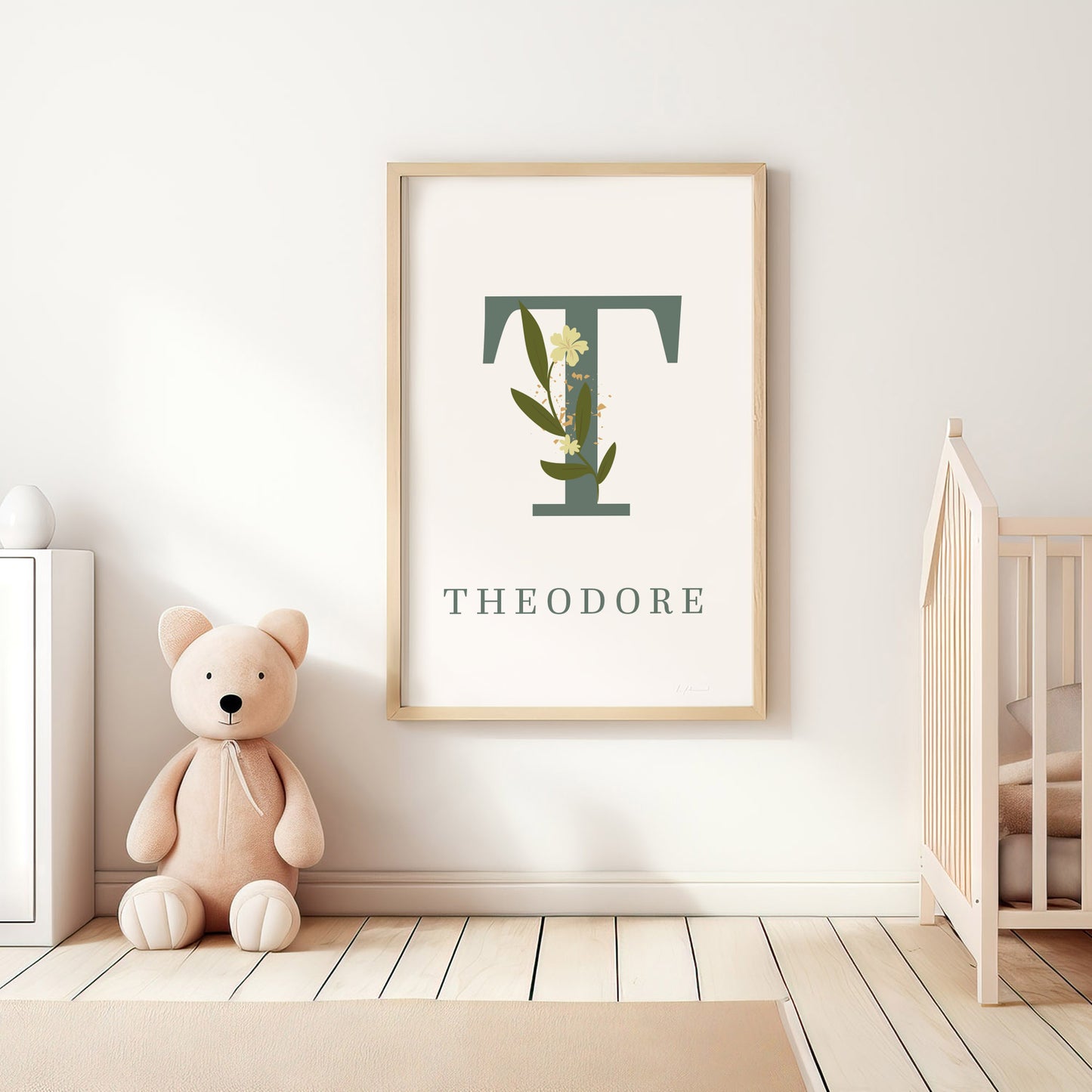 Botanical Personalised Name Print