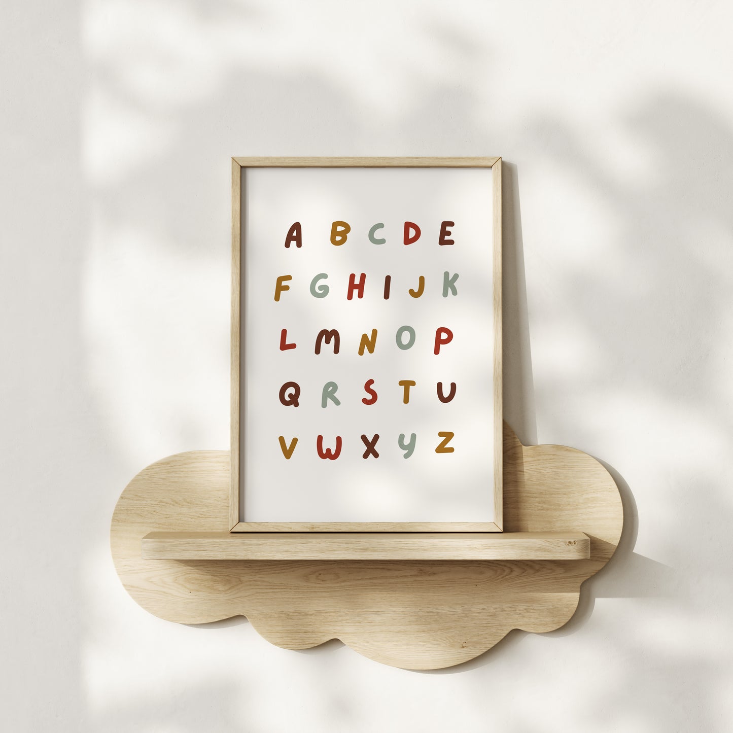 Colourful Alphabet Print