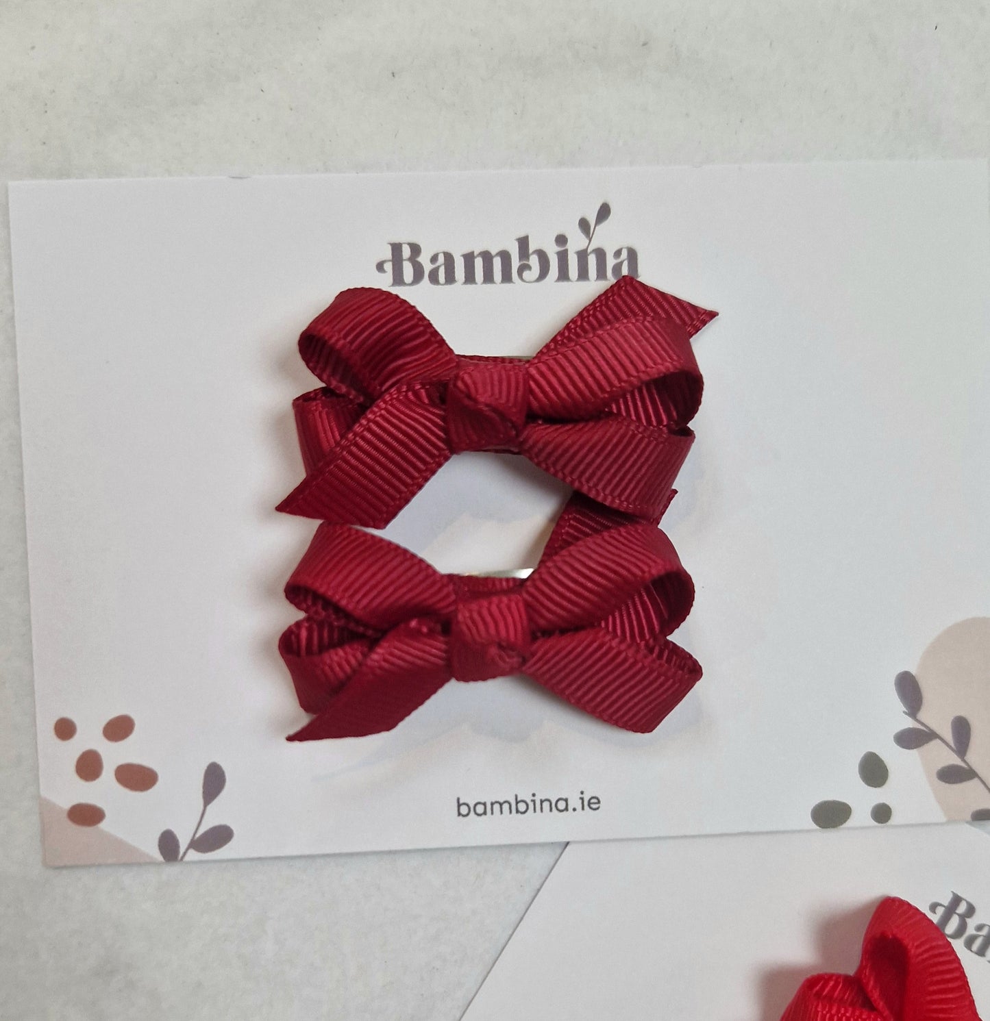 Christmas Dainty Ribbon Hair Bows