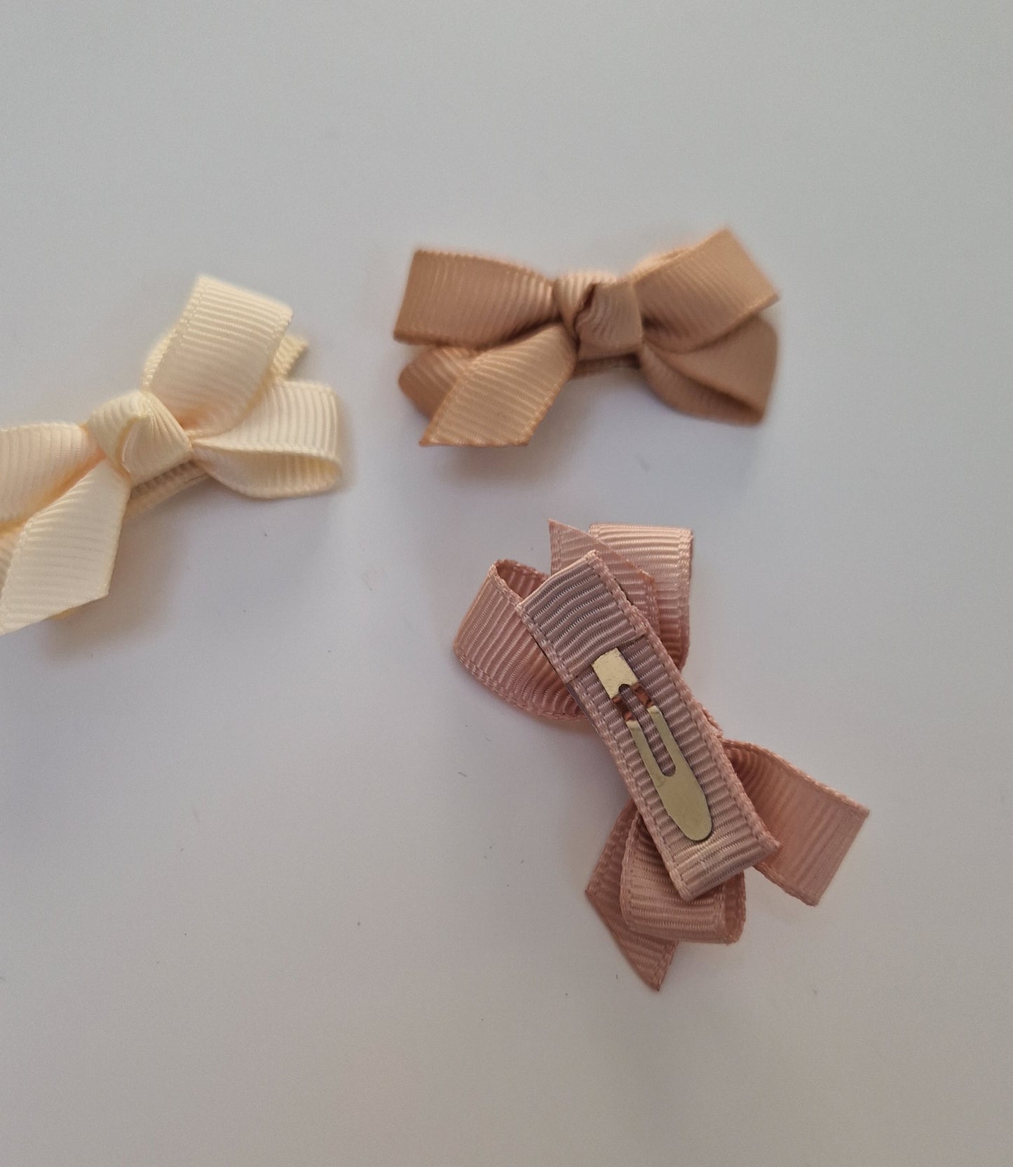 Dainty Ribbon Hair Clip - 3 pack