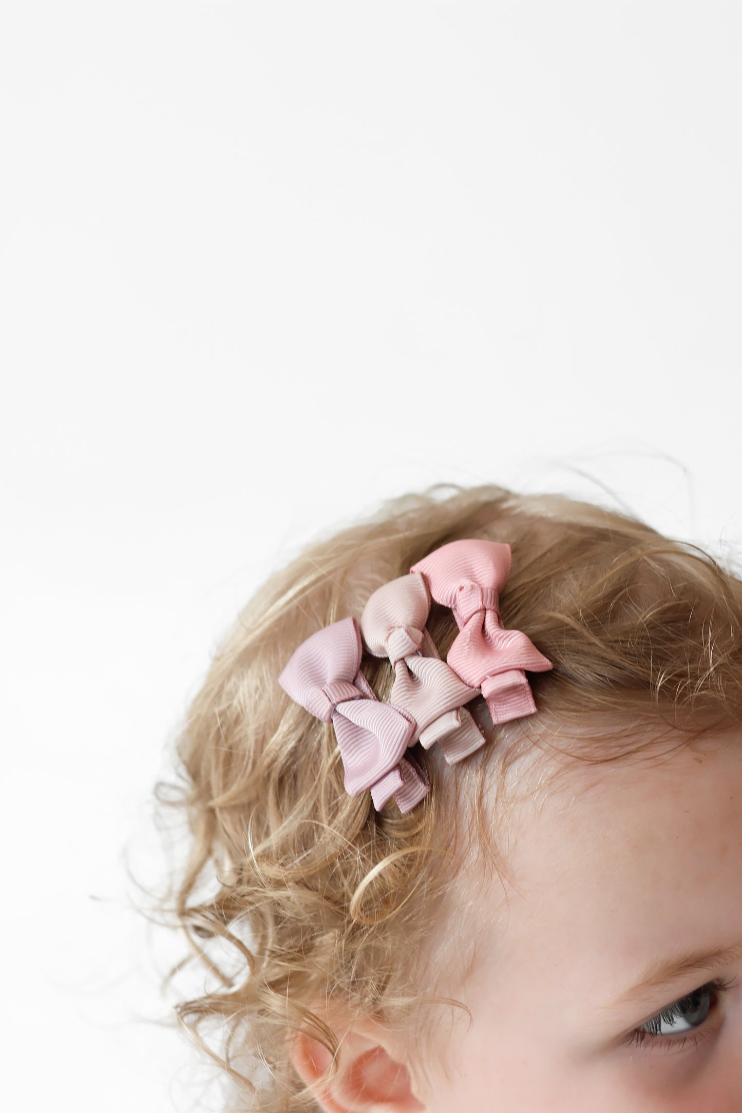 NEW Dainty Bow Clips - 3 pack