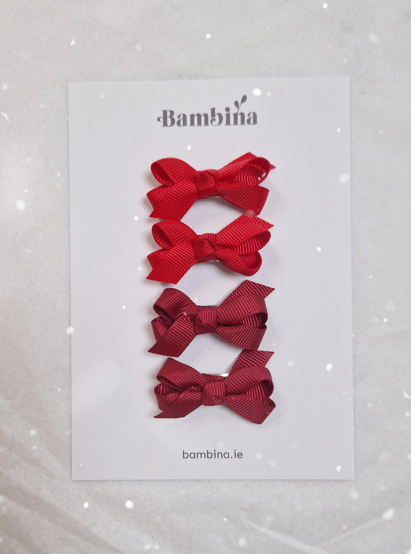 Christmas Dainty Ribbon Hair Bows