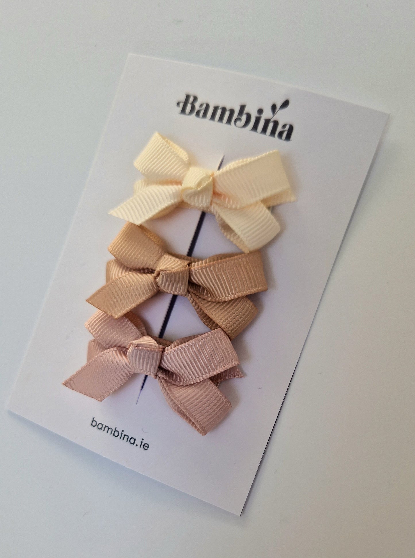 Dainty Ribbon Hair Clip - 3 pack