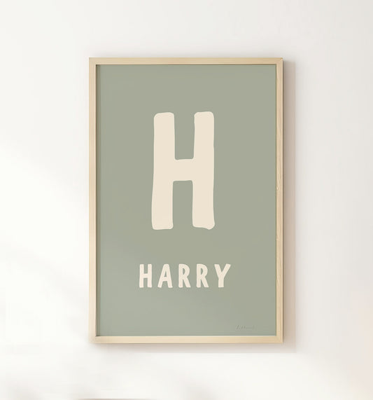 Simple Personalised Name Print