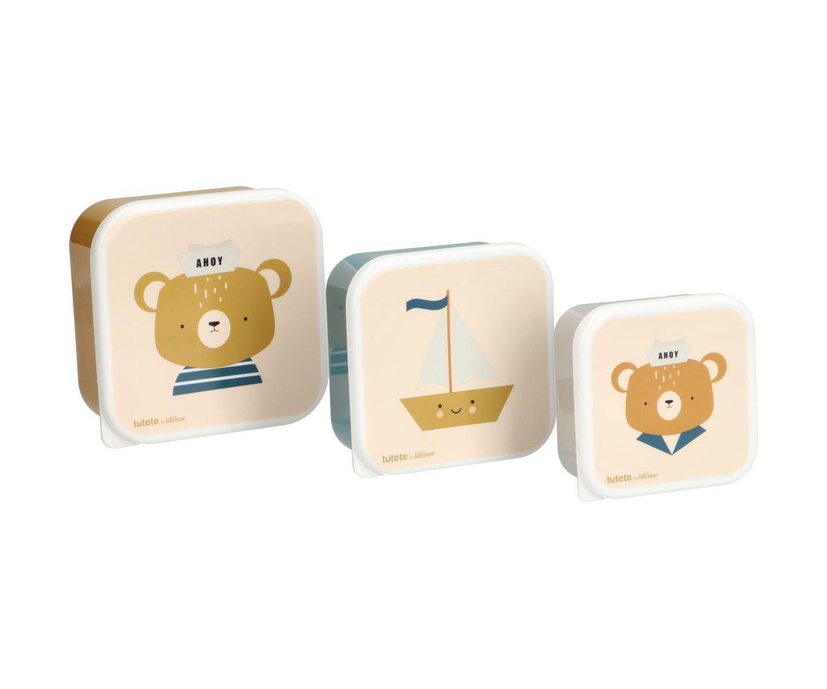 3 Lunch Boxes Set - Bears