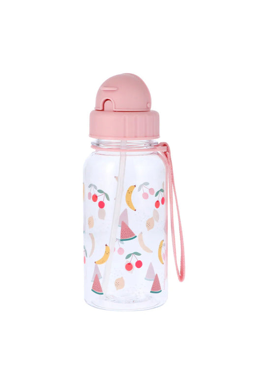 Bottle with straw - Fruits