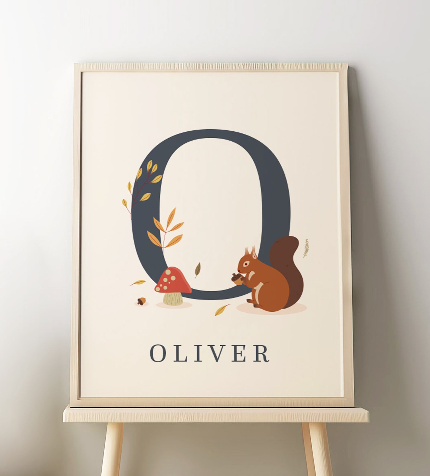 Woodland Personalised Name Print