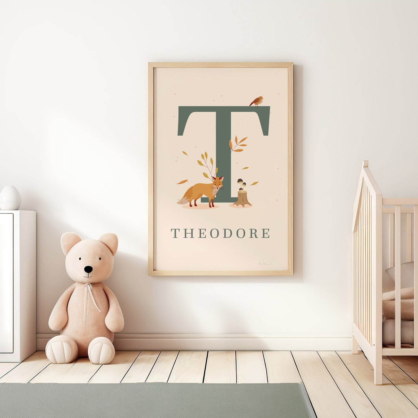 Forest Personalised Name Print