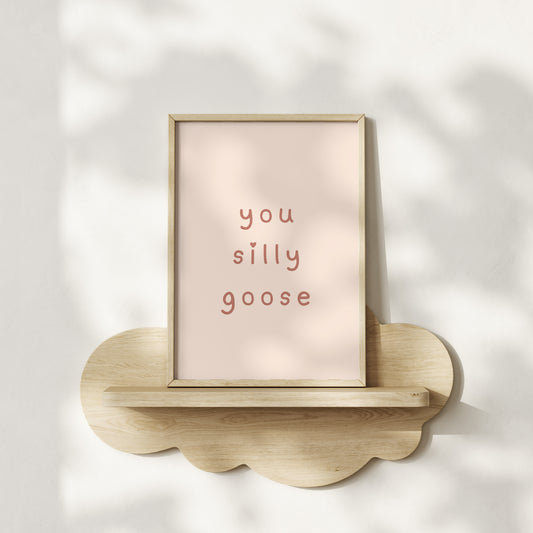 You Silly Goose Print - Pink