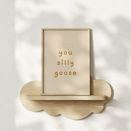 You Silly Goose Print - Yellow