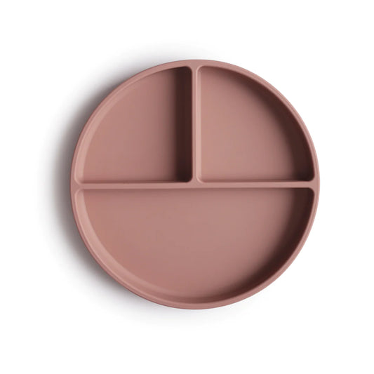 Silicone Suction Plate - Cloudy Mauve